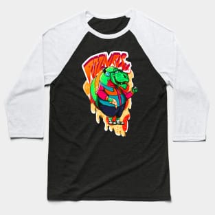 Pizzaurus Rex Baseball T-Shirt